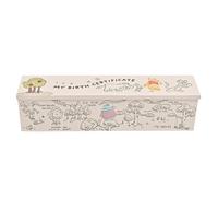Certificato di Nascita Supporto Disney Winnie The Pooh Hundred Acro Legno Design