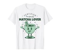 Certificato Matcha Lover Pure Green Joy Tea Energy Calm Maglietta