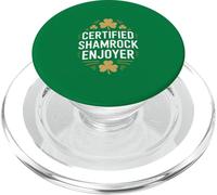 Certificato Shamrock Enjoyer Irish Clover Humor PopSockets PopGrip per MagSafe