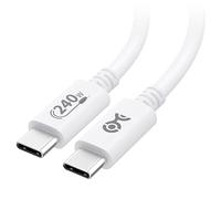 [Certificato USB-IF] Cable Matters cavo USB C 240w lungo 2m per MacBook Pro, Dell XPS (cavo USB type-C ricarica rapida,) con Power Delivery 3.1 in Bianco (USB 2.0, senza video)