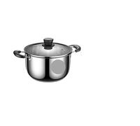 Certificazione 304 Pentola Da Cucina In Acciaio Inossidabile Con Fondo A 5 Strati Budae Jjigae, Mini Pentola For Stufatura Di Noodle Istantanei For La Famiglia(22cm)