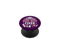 Certified Boo-Boo Fixer Nurse PopSockets PopGrip Adesivo