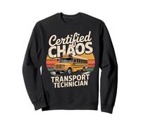 Certified Chaos Transport Technician School Bus Driver Felpa