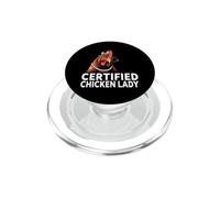 Certified Chicken Lady Funny Backyard Poultry PopSockets PopGrip per MagSafe