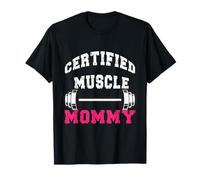certified Muscle Mommy Pump Cover Gym Maglietta