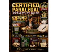 Certified Paralegal Exam Study Guide 2026-2027: Get Ready in 2 Weeks with a Complete 4-in-1 NALA CP Preparation System, 2,760 Exam Practice Items, 20 Full-Length Simulations, 20 Videos, 600 Flashcards