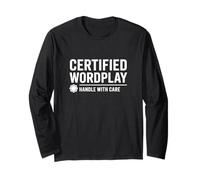 Certified Wordplay Giochi di Parole Maglia a Manica