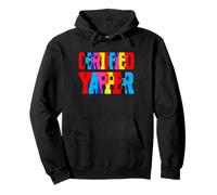 Certified Yapper - Bold & Sarcastic Talking Champion Tee Felpa con Cappuccio