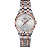 Certina DS-4 C022.410.22.031.00 Men's Quartz Watch, Silver Dial, Two-Tone Bracelet