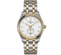 Certina DS-4 Small Second Automatic C022.428.22.031.00 Men's Watch, Silver Dial, Two-Tone Bracelet