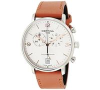 Certina Orologio Analogico al Quarzo Svizzero Uomo con Cinturino in Pelle C0354171603701