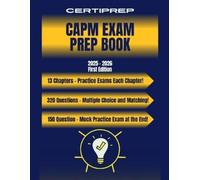 Certiprep CertiPrep - CAPM Exam Prep Book 2025-2026 (Tascabile)
