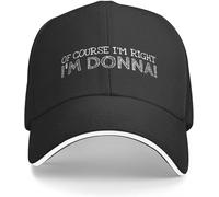 certo Che Ho Ragione Sono Donna Divertente Nome Personalizzato Berretto da Baseball Cappello da Camionista Nuovo in Cappello per Uomo Donna Nero Fresco