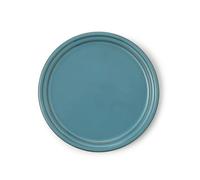 CERTRE - Sottovaso per Bonsai Rotondo in Gres, Made in Italy, Colore Azzurro Cielo (Smaltato)| Misure esterne: diametro 29 cm x altezza 1,5 cm