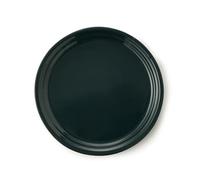 CERTRE - Sottovaso per Bonsai Rotondo in Gres, Made in Italy, Colore Verde Scuro (Smaltato)| Misure esterne: diametro 15 cm x altezza 1,3 cm