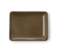 Certrè - Sottovaso rettangolare per Bonsai in gres 18x14x2 cm