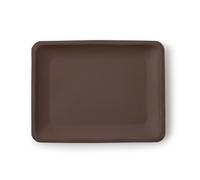 Certrè - Sottovaso rettangolare per Bonsai in gres 23,6x18,5x2 cm