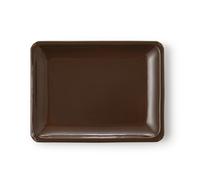 Certrè - Sottovaso rettangolare per Bonsai in gres 23,6x18,5x2 cm