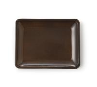 Certrè - Sottovaso rettangolare per Bonsai in gres 23,6x18,5x2 cm