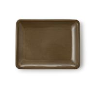 Certrè - Sottovaso rettangolare per Bonsai in gres 33,8x26,2x2,3 cm