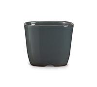 Certrè - Vaso Bonsai Alto in Gres, Modello Genova, Made in Italy, Colore D19 (Smaltato)| Misure esterne 20x20x15 cm