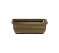 CERTRE - Vaso Bonsai Rettangolare in Gres, Modello Venezia, Made in Italy, Colore Salvia (Smaltato)| Misure esterne 13x10x5 cm