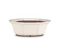 Certrè - Vaso per Bonsai ovale in gres modello Cortina 21,1x16x7,6 cm