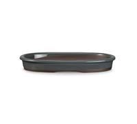 Certrè - Vaso per Bonsai ovale in gres modello Pisa 28,5x17,5x3,5 cm