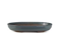 Certrè - Vaso per Bonsai ovale in gres modello Roma 22,4x15,2x3,8 cm