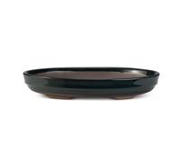 Certrè - Vaso per Bonsai ovale in gres modello Roma 22,4x15,2x3,8 cm