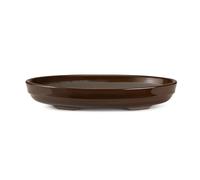 Certrè - Vaso per Bonsai ovale in gres modello Roma 22,4x15,2x3,8 cm