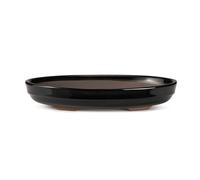 Certrè - Vaso per Bonsai ovale in gres modello Roma 33,5x25,5x5,5 cm