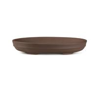 Certrè - Vaso per Bonsai ovale in gres modello Roma 39,5x31x6,5 cm