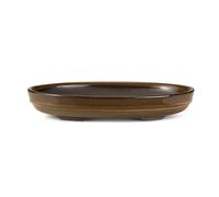 Certrè - Vaso per Bonsai ovale in gres modello Roma 39,5x31x6,5 cm