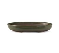 Certrè - Vaso per Bonsai ovale in gres modello Roma 39,5x31x6,5 cm