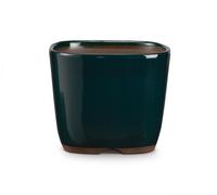 Certrè - Vaso per Bonsai quadrato in gres modello Genova 15x15x13 cm