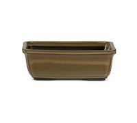 Certrè - Vaso per Bonsai rettangolare in gres modello Venezia 13x10x5 cm