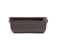 Certrè - Vaso per Bonsai rettangolare in gres modello Venezia 15,5x11,5x5 cm