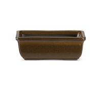 Certrè - Vaso per Bonsai rettangolare in gres modello Venezia 21x15,5x7 cm