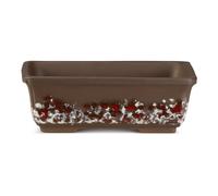 Certrè - Vaso per Bonsai rettangolare in gres modello Venezia 34x27x9,5 cm