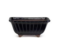 Certrè - Vaso per Bonsai rettangolare in gres modello Verona 20x15,7x8,9 cm
