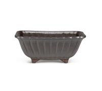 Certrè - Vaso per Bonsai rettangolare in gres modello Verona 20x15,7x8,9 cm
