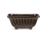 Certrè - Vaso per Bonsai rettangolare in gres modello Verona 20x15,7x8,9 cm