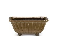 Certrè - Vaso per Bonsai rettangolare in gres modello Verona 20x15,7x8,9 cm