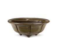 Certrè - Vaso per Bonsai rotondo in gres modello Bologna 35,1x13 cm