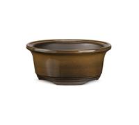 Certrè - Vaso per Bonsai rotondo in gres modello Rimini 38x11 cm