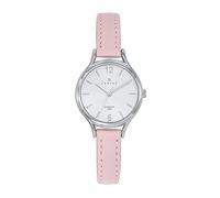 Certus Orologio da Polso Analogico Donna Acciaio Pelle Rosa 644550, argento