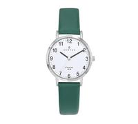 Certus Orologio Donna Acciaio Pelle Verde 644448, bianco