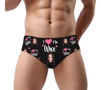 Certykllp Personalized Face Triangle Briefs for Men Photo Underpants Custom Novelty Boxer Briefs for Boyfriend Husband-12