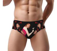 Certykllp Personalized Face Triangle Briefs for Men Photo Underpants Custom Novelty Boxer Briefs for Boyfriend Husband-17